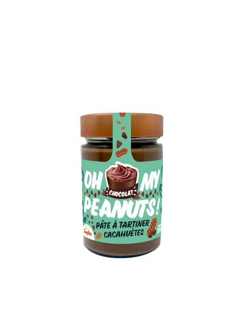 Pâte à tartiner cacahuètes chocolat bio - 1