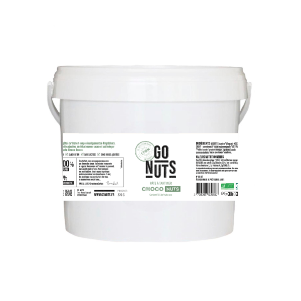 Pâte à tartiner choco nuts bio (75% de fruits secs) - 1