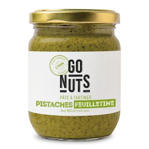 Pâte à tartiner pistaches feuilletine bio - 1