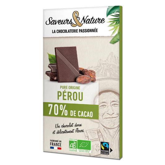 Saveurs & Nature -- Bouchées praliné noisette enrobés de chocolat noir –  Aventure bio