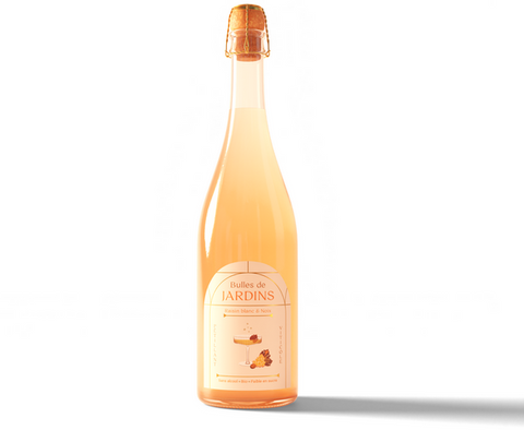 Pétillant sans alcool bio raisin blanc & noix (bulles de jardins) - 1
