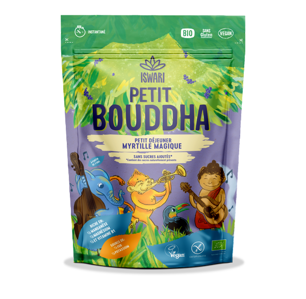 Petit bouddha myrtille magique bio - 1