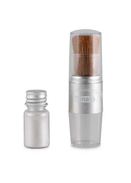 Pinceau magique & poudre scintillante argentée - 2