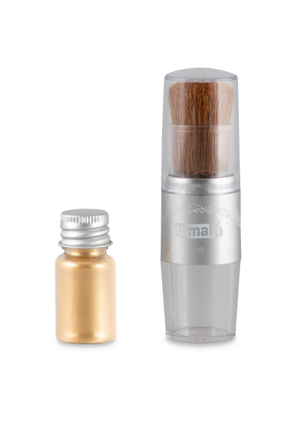 Pinceau magique & poudre scintillante dorée - 2