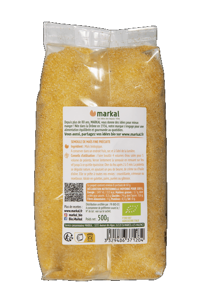 Polenta instantanée bio - 2