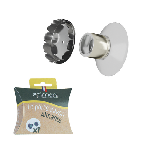 Porte savon aimanté (ventouse) en étui  - 1