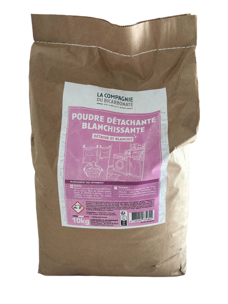Poudre de lessive blanchissante détachante - 1