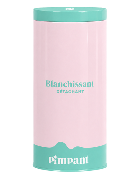Pimpant -- Boîte doseuse vide pour poudre blanchissant détachant  x 4