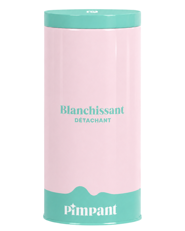 Pimpant -- Boîte doseuse vide pour poudre blanchissant détachant  x 4