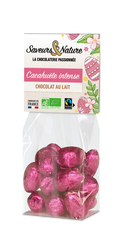 Pré-commandes Pâques - Petits œufs bio à la cacahuète enrobés de chocolat au lait - 1