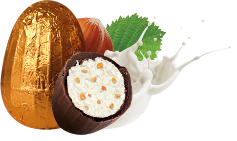 Pré-commandes Pâques - Petits œufs bio lactés croustillants enrobés de chocolat noir - 1