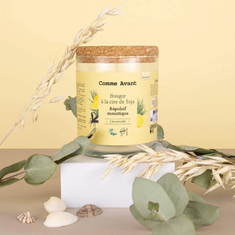 Pré-commandes été - Bougie répulsive anti-moustique à la cire de soja - 1