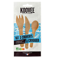 Pré-commandes été - Lot de 3 couverts à croquer bio nature et vanille (prêt à vendre) - 2