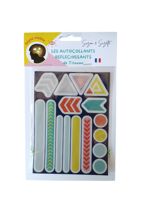 Pré-commandes noël Autocollants réfléchissants géométriques - 1