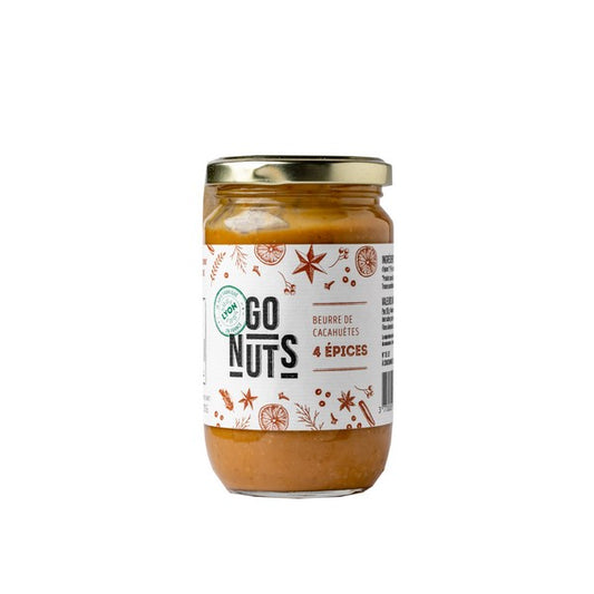 Pré-commandes noël Beurre de cacahuètes 4 épices bio - 1