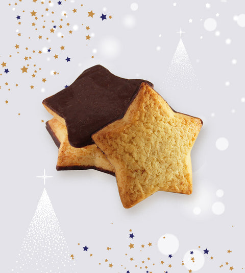 Pré-commandes noël Biscuits étoile orange chocolat noir bio - 2