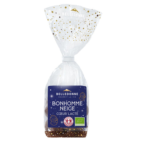 Pré-commandes noël Bonhomme de neige coeur lacté bio - 1