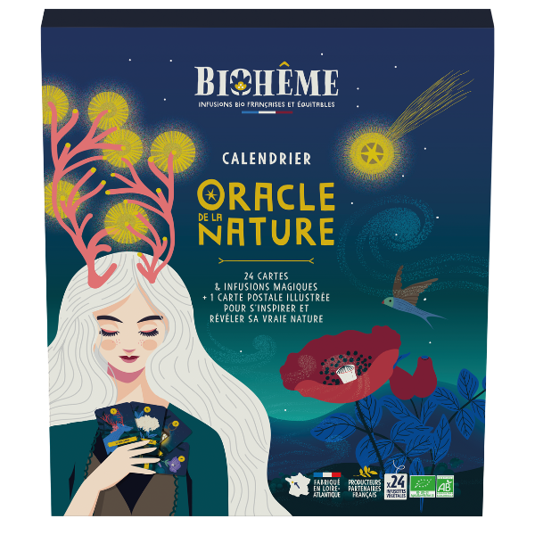 Pré-commandes noël Calendrier de l'avent oracle de la nature bio - 1