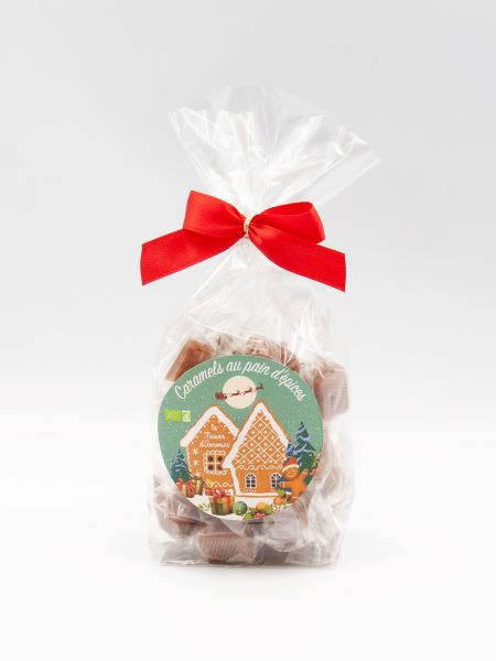 Pré-commandes noël Caramels bio au pain d'épices (sachet) - 1