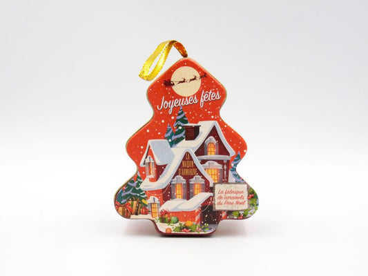 Pré-commandes noël Caramels bio du Père Noël (boîte sapin métal) - 1