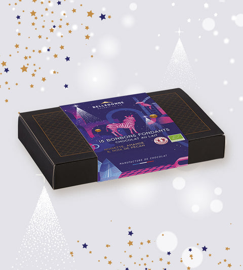 Pré-commandes noël Coffret lait 15 bonbons bio  - 2