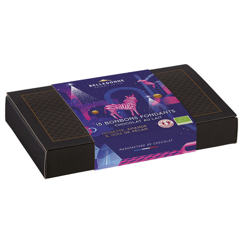 Pré-commandes noël Coffret lait 15 bonbons bio  - 1