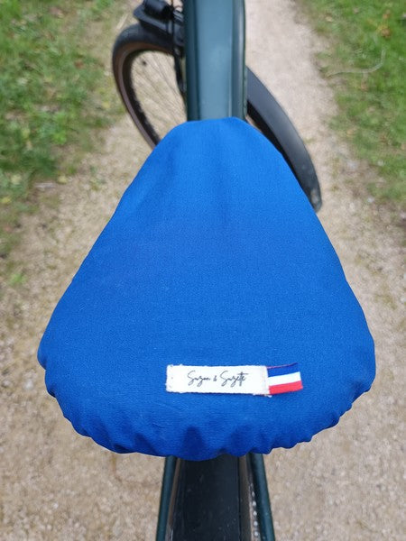 Pré-commandes noël Couvre selle bleu bicolore (extra large anti pluie) - 3