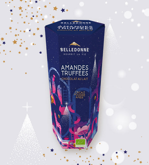 Pré-commandes noël Grain de saveur  tube amandes choc lait truffée bio - 2