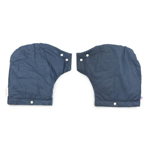 Pré-commandes noël Manchons guidon droit vélo adulte bleu marine (anti froid anti pluie) - 1