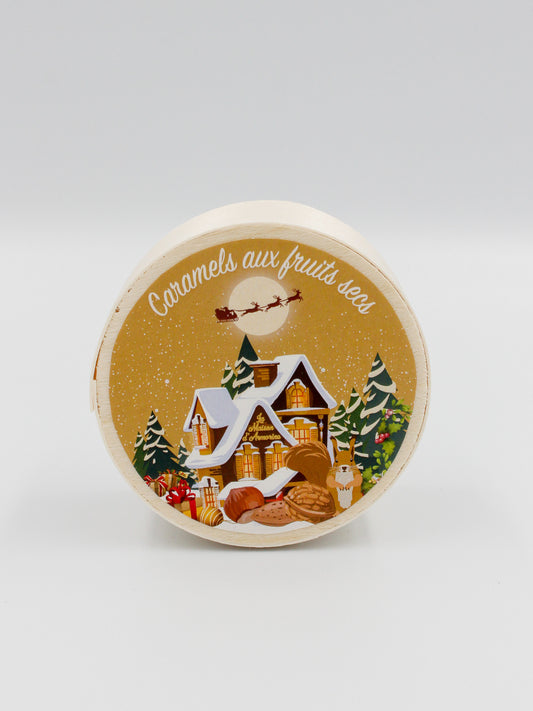 Pré-commandes noël Mini boites bois caramel fruits secs bio - 2