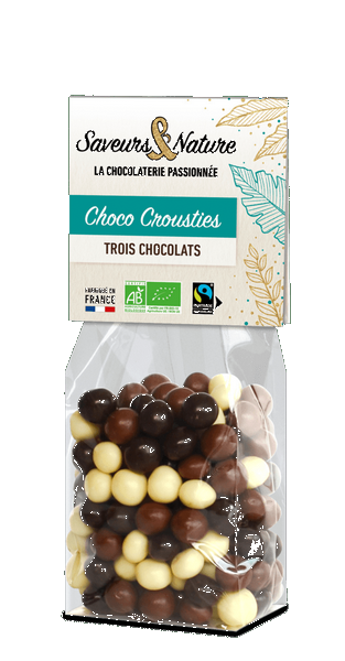 Pré-commandes noël sachet de billes croustillantes aux 3 chocolats - 1