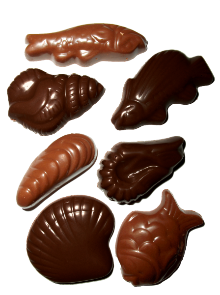 Pré-commandes pâques - fritures chocolat noir et lait bio - 1