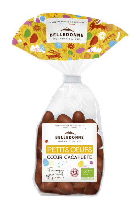 Pré-commandes pâques - œuf chocolat au lait cœur cacahuète - 1