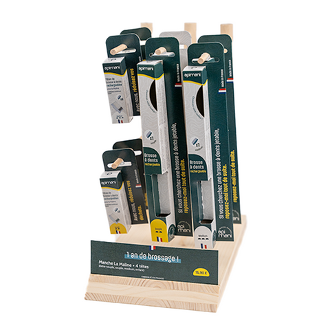 Présentoir pour brosses à dents - 1