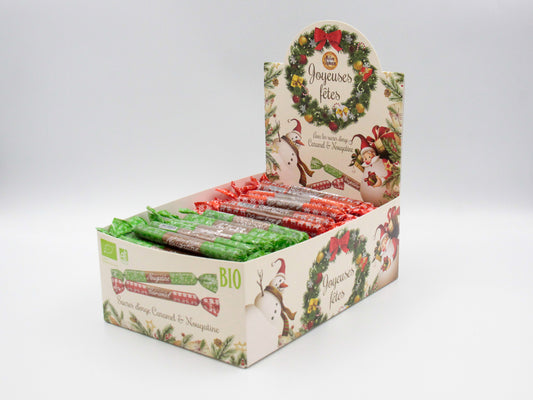 Mam Bio (Maison D'armorine) -- Pré-commandes noël Présentoir mixé sucres d'orge nougatine et caramel Vrac
