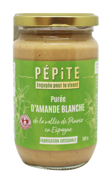 Purée d'amandes blanches bio  - 1