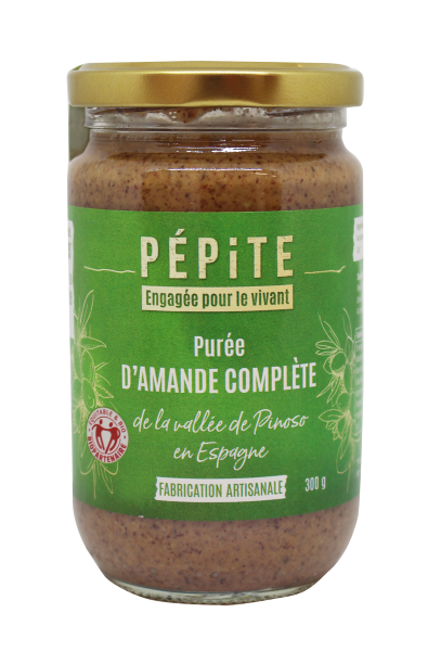 Purée d'amandes complètes bio - 1