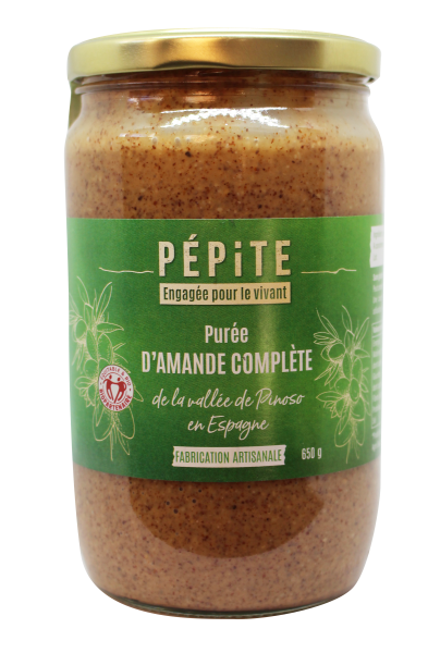 Purée d'amandes complètes bio - 1