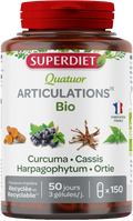 Quatuor articulations bio (curcuma, cassis, harpagophytum, ortie) - 1