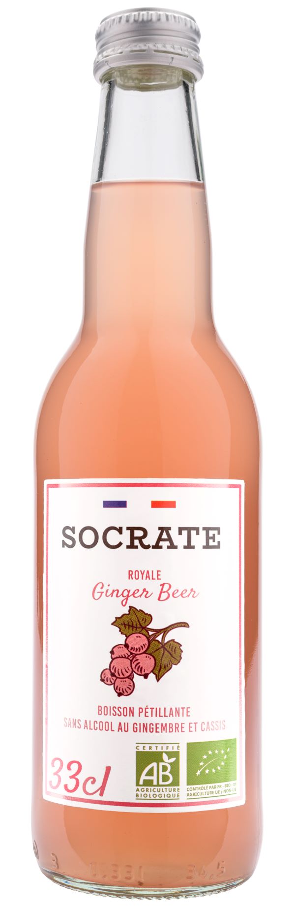 Socrate -- Royale ginger beer (cassis) - 33cL x 12