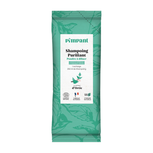 Pimpant -- Shampoing purifiant (cheveux normaux à tendance grasse) - 30 g