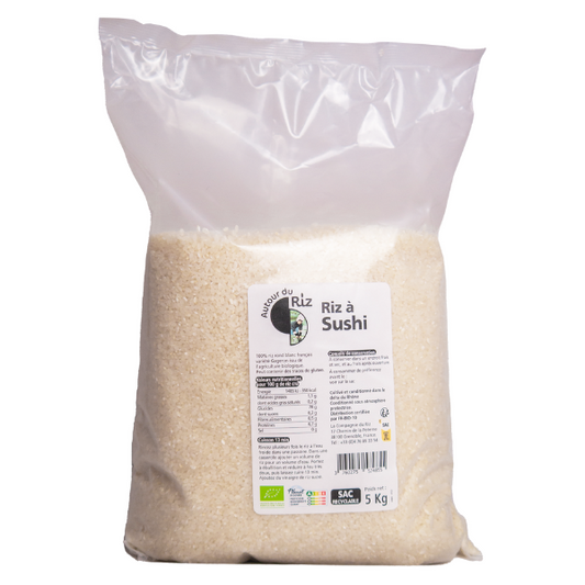 Autour Du Riz -- Brisures de riz bio équitable Vrac (origine Thaïlande) - 5 kg