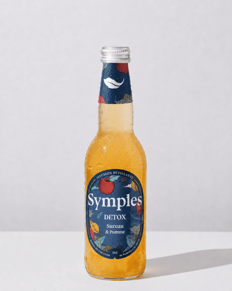 Symples -- Infusion pétillante détoxifiante bio - 33 cl x 12