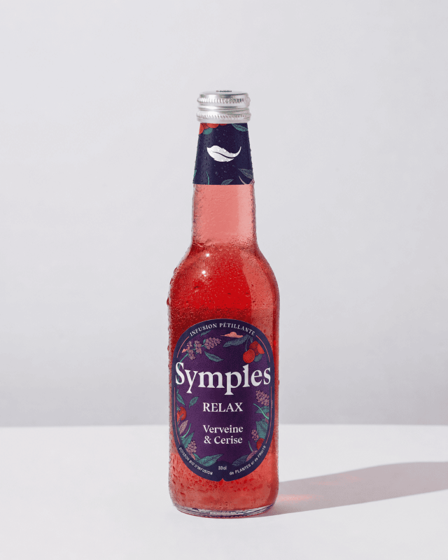 Symples -- Infusion pétillante relaxante bio - 33 cl x 12
