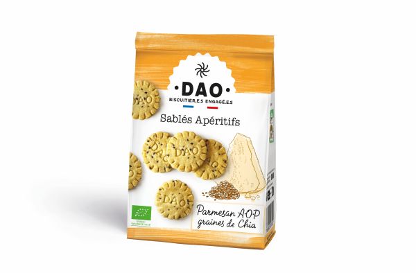 Sablés apéritifs bio parmesan & graines de chia - 1