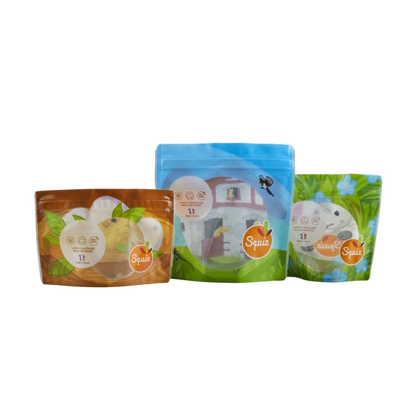 Sacs à goûter réutilisables Ma Petite Ferme (recharge) - 1