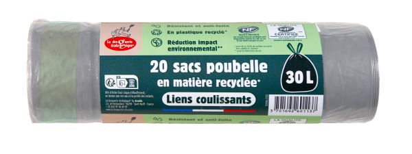 Sacs poubelle coulissants 30 l (prêt à vendre) - 1