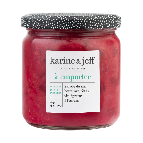Karine & Jeff -- Echantillon Salade d'été riz betterave féta 350 g