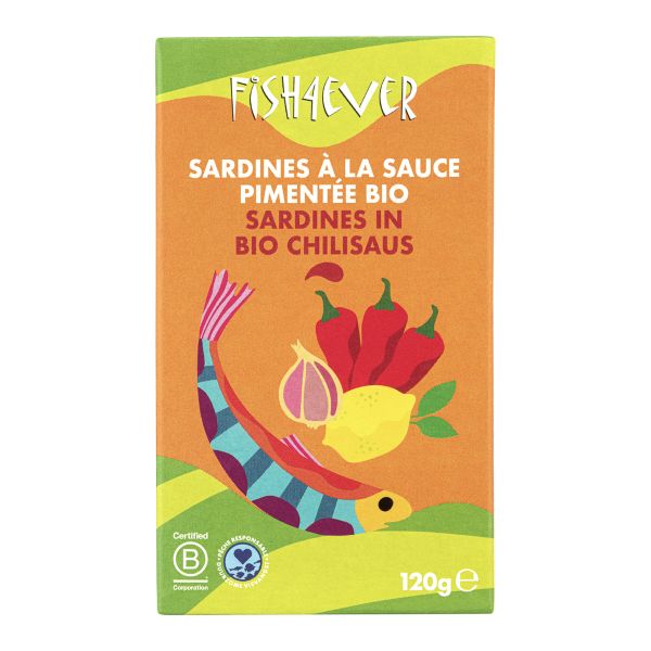 Sardines à la sauce pimentée bio - 1