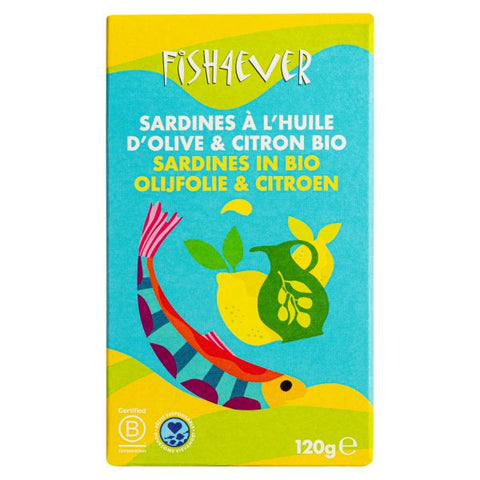 Sardines entières à l'huile d'olive et citron bio - 1